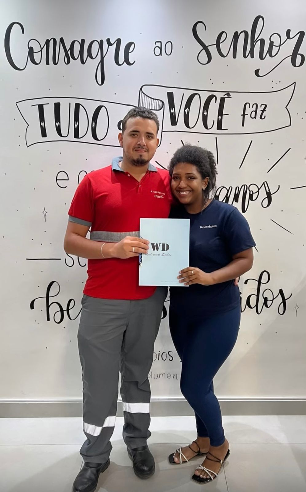 Clientes celebrando uma conquista