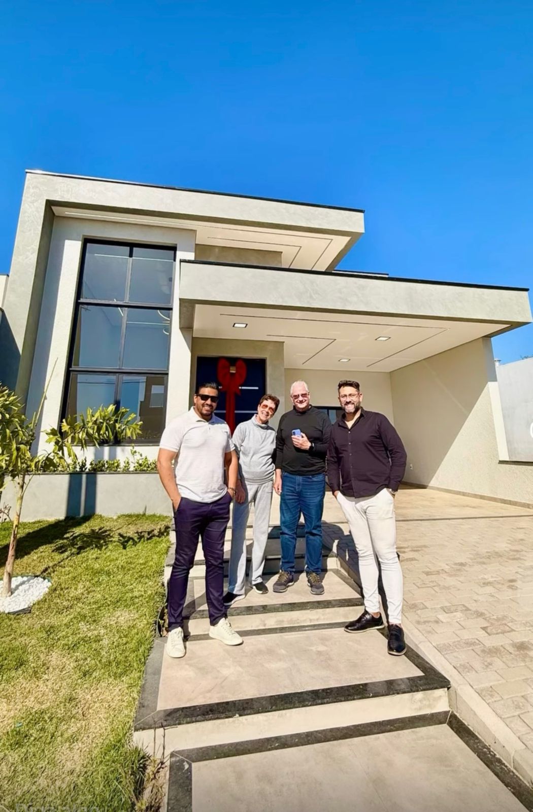Visita especial ao novo imóvel